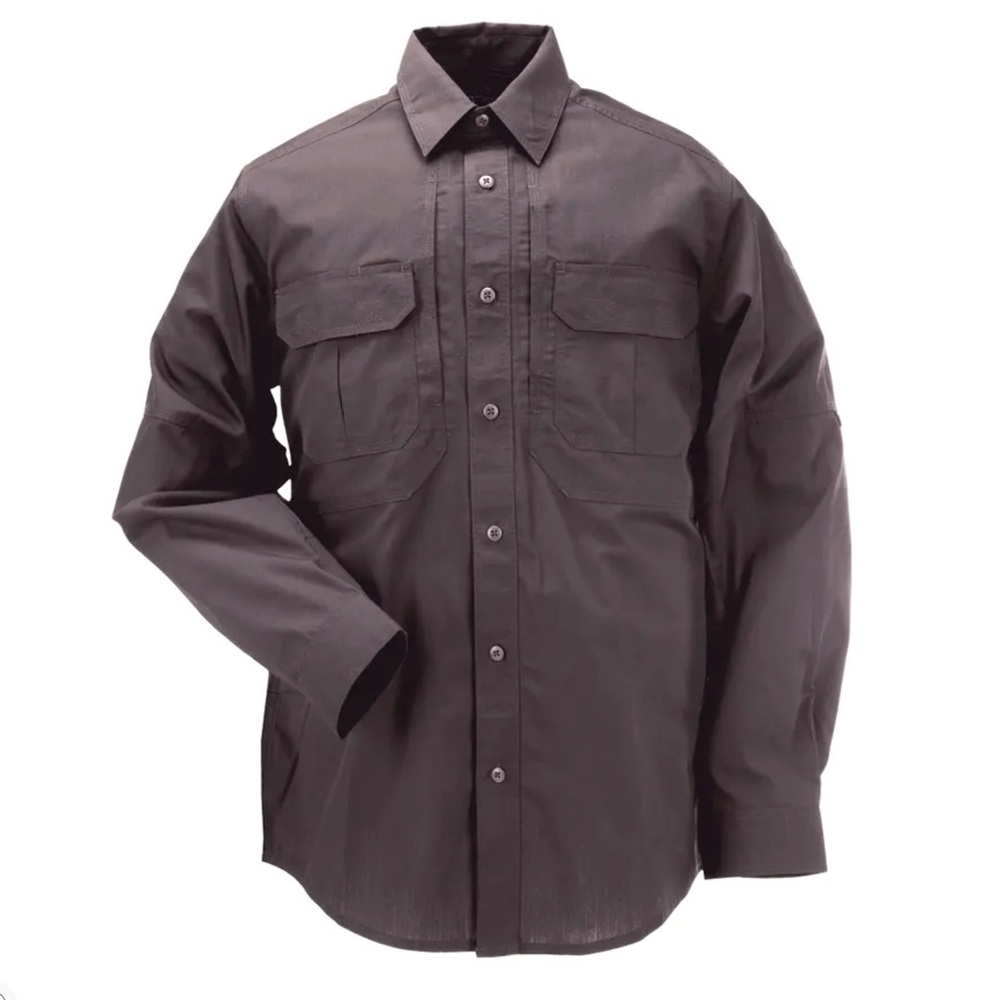5.11 Tactical 2XL Taclite Pro Long Sleeve Button Shirt Charcoal Gray Men’s 72175